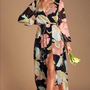 Long sleeve maxi dress